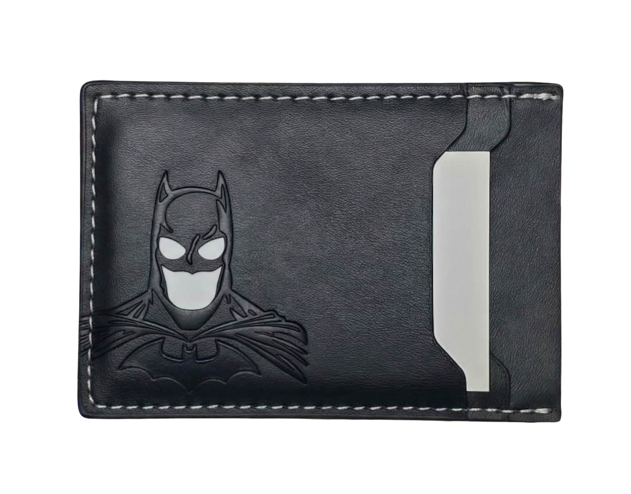 【yukazuma】Emboss Logo Wallet Batman Wallet – justicepocket